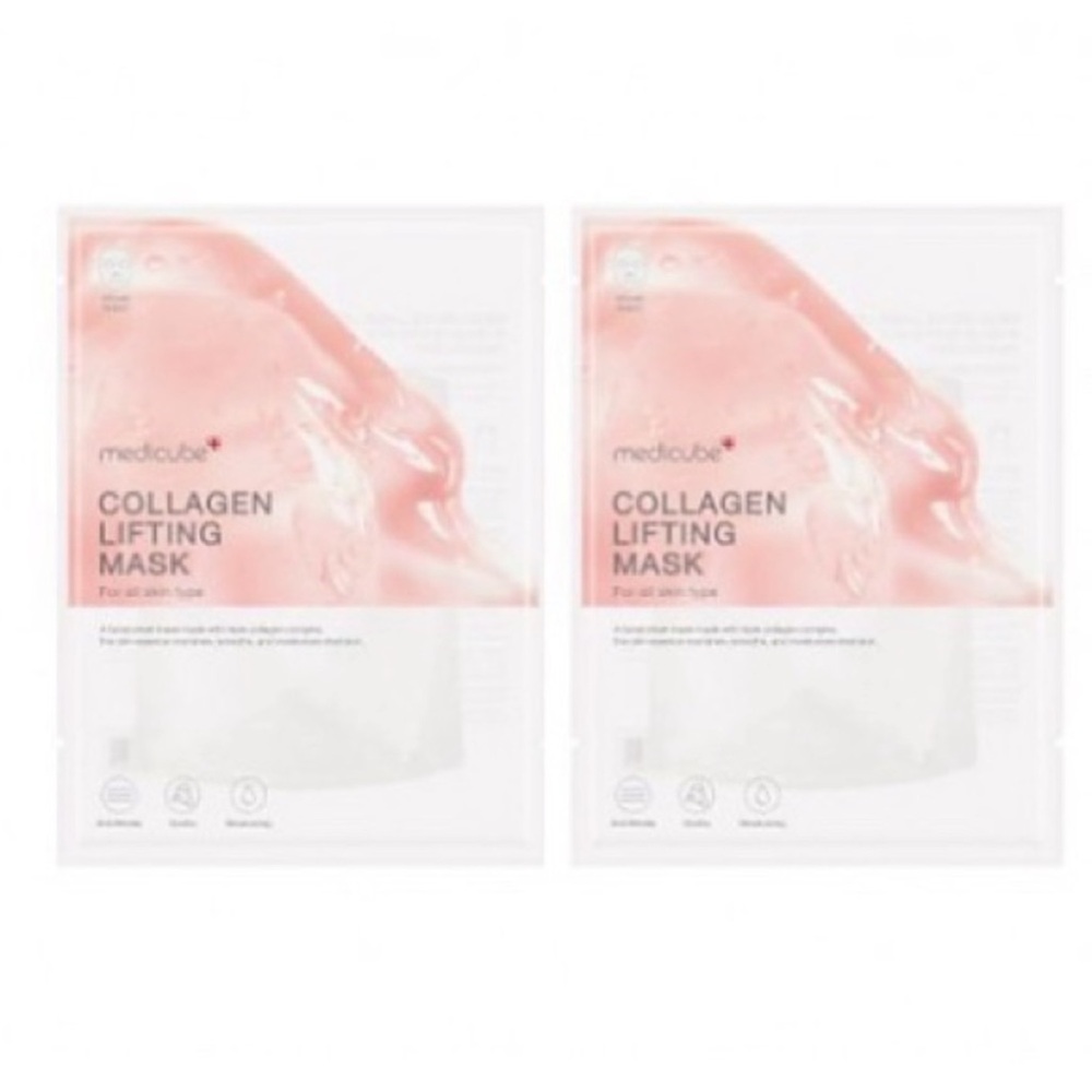 MEDICUBE Collagen Lifting Sheet Mask, 2 Pack , NEW